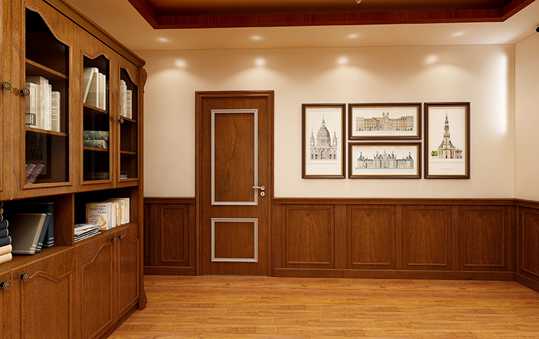 低調(diào)的奢華·書(shū)房護(hù)墻系統(tǒng)