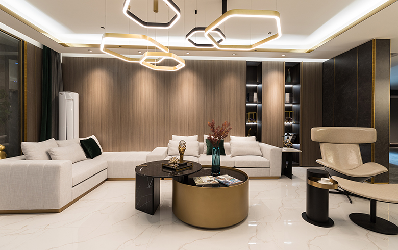 輕奢格調(diào)·客廳護墻系統(tǒng)