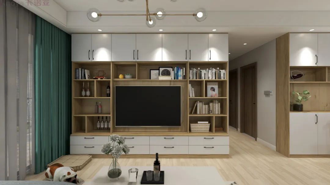 客廳做書柜、臥室設閱讀角