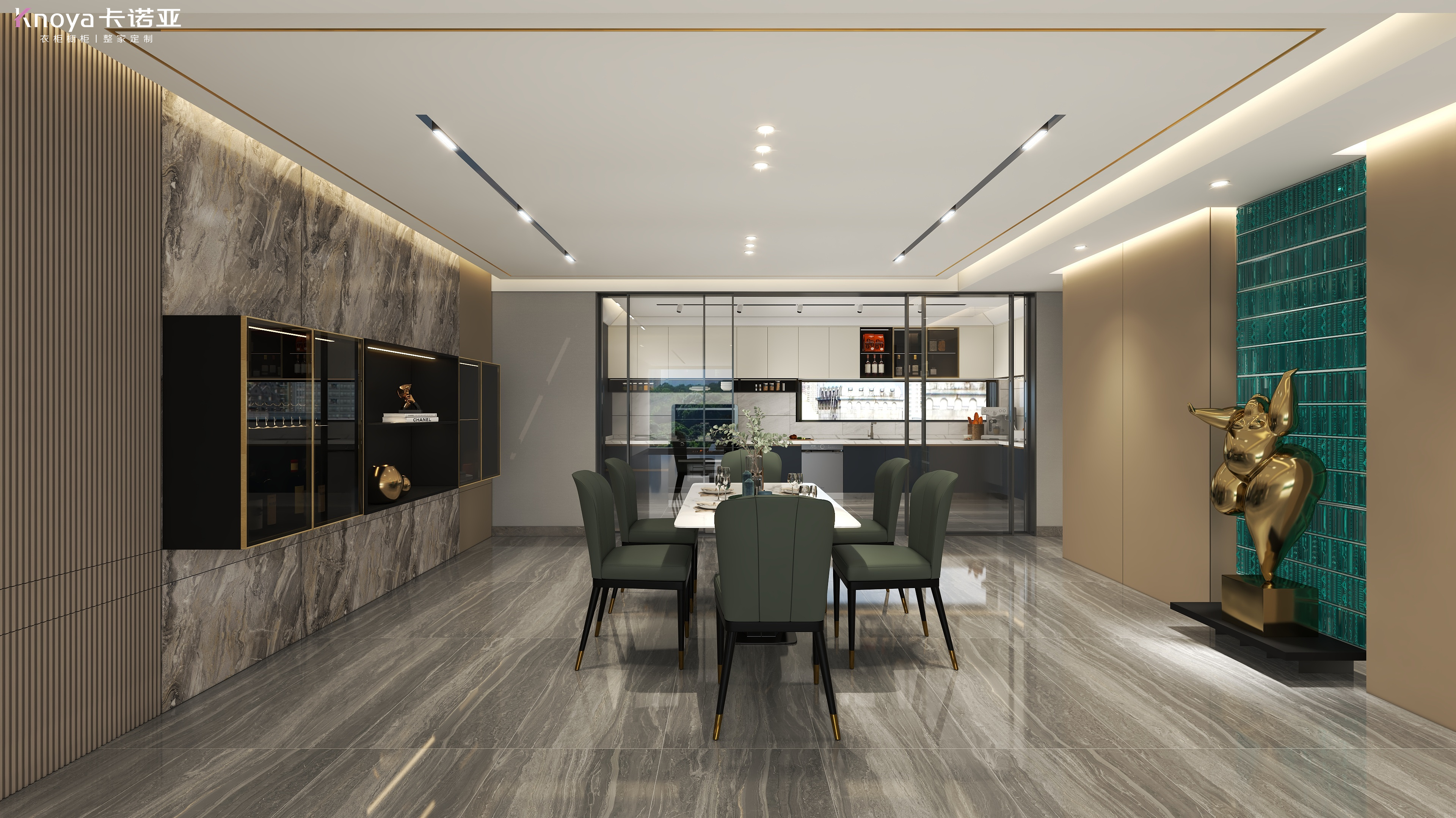 236㎡三房，主臥超大不說，還有一間絕美影音室?